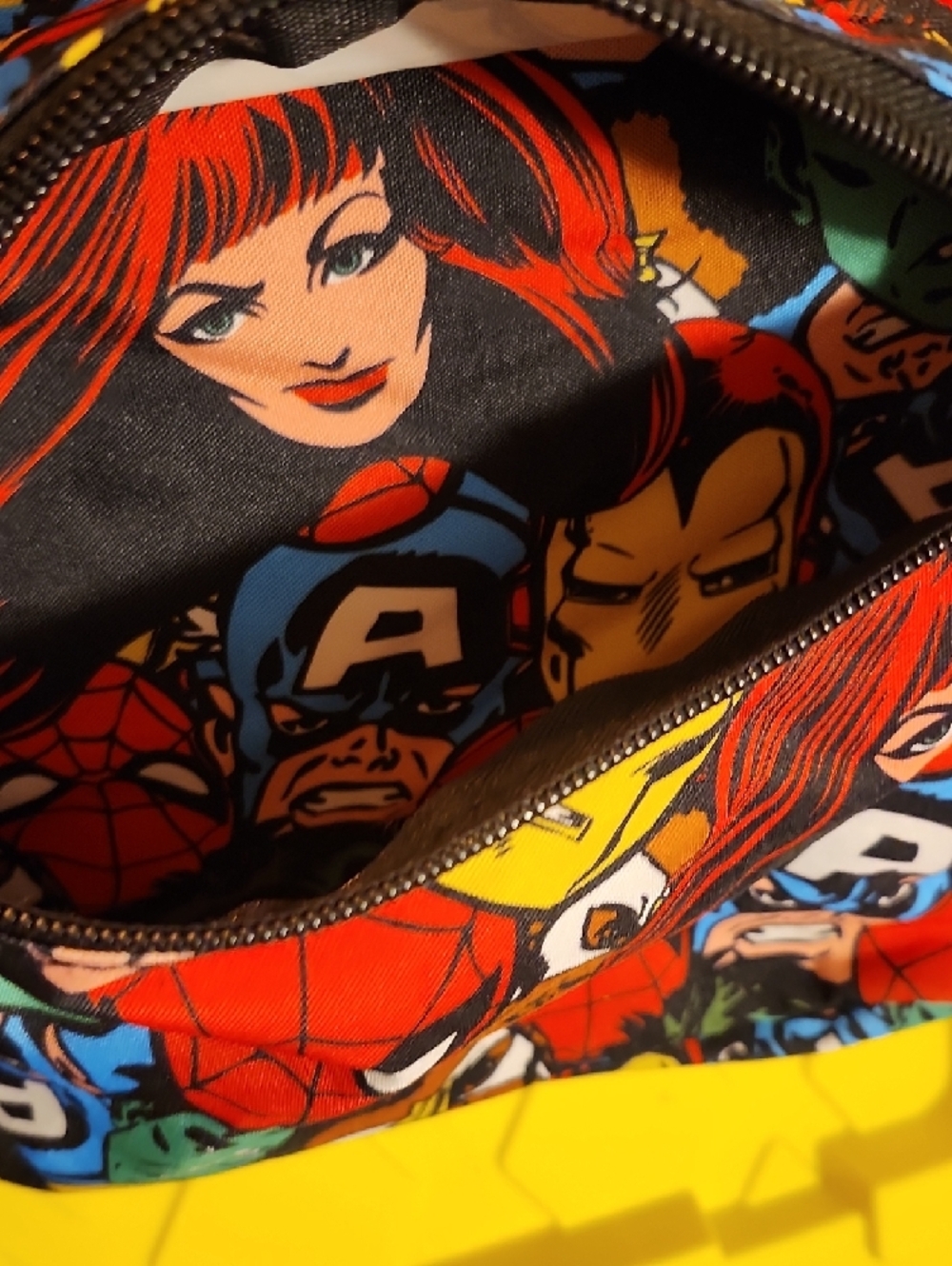 Marvel Red & Multi Superhero Character Backpack Accessory - Picture 3 of 7